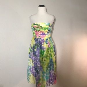 💜🌸MILLY NY Designer Strapless Dress 🌸💜